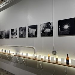Nova Brewing - Sake and beer line up! Cool pictures of the owners sake brewing process above