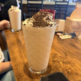 Oreo shake. Ask for extra Oreo if you want this shake. Oreo shake. Ask for extra Oreo if you want this shake.