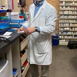 Grass Lake Community Pharmacy - Pharmacy owner, Todd Raehtz, picking up shifts at the pharmacy during the COVID-19 pandemic