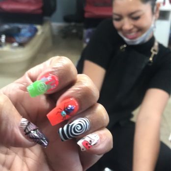 Nail Couture & Pedispa 2 - Halloween nails by Kat. - Nail Salons Near Me - Myrtle Beach, South Carolina Nail Couture & Pedispa 2 - Halloween nails by Kat. - Nail Salons Near Me - Myrtle Beach, South Carolina