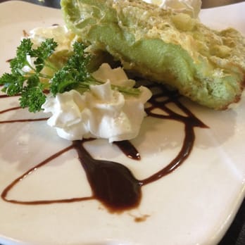 Rockin' Ramen - Deep fried green tea cheesecake, very yummy! - Ramen Near Me - Temecula, California