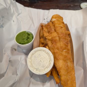 The CODfather Proper Fish & Chips - Fish & chips + mushy peas - Fish & Chips Near Me - North Charleston, South Carolina The CODfather Proper Fish & Chips - Fish & chips + mushy peas - Fish & Chips Near Me - North Charleston, South Carolina