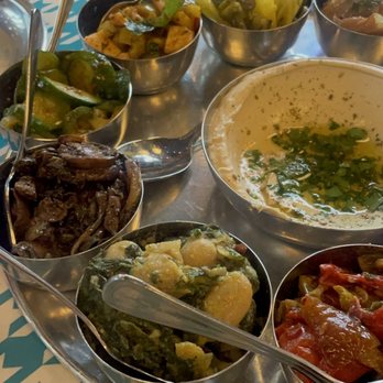 Laser Wolf - Platter that comes with meal as appetizer - Middle Eastern Near Me - Philadelphia, Pennsylvania