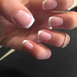 My standard French gel manicure. Love it.