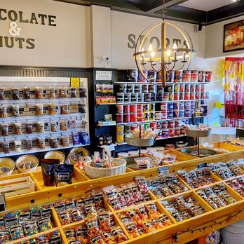 Kernel's Gourmet Popcorn & More - a display of chocolate nuts - Popcorn Shops Near Me - Geneva, Illinois Kernel's Gourmet Popcorn & More - a display of chocolate nuts - Popcorn Shops Near Me - Geneva, Illinois