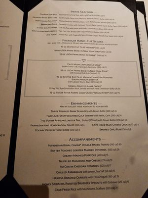 Menu photo 6 Eddie V's Prime Seafood Palm Desert, CA