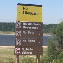 Sandpiper Recreation Area - Beach rules