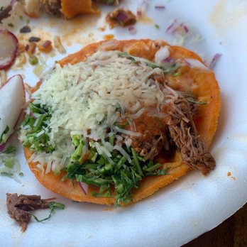 Teddy's Red Tacos - I was thinking this is the queso dorado but nah its just a taco with cold cheese on top - Tacos Near Me - Whittier, California