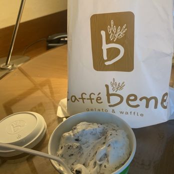 Caffe Bene - Oreo cookie gelato that taste like coconut - Coffee & Tea Near Me - Torrance, California Caffe Bene - Oreo cookie gelato that taste like coconut - Coffee & Tea Near Me - Torrance, California