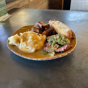 Urban Plates - Chimichurri Grass Fed Steak Plate - New American Near Me - Irvine, California Urban Plates - Chimichurri Grass Fed Steak Plate - New American Near Me - Irvine, California