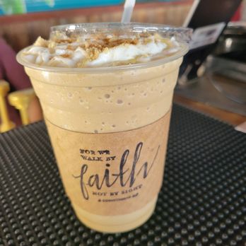 Overflow Cafe - De la rosa Mazapan frappe - Coffee & Tea Near Me - Houston, Texas Overflow Cafe - De la rosa Mazapan frappe - Coffee & Tea Near Me - Houston, Texas