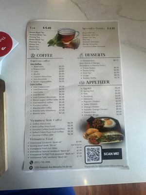 Menu photo 1 Pearl's Tea & Coffee House Memphis, TN Menu photo 1 Pearl's Tea & Coffee House Memphis, TN