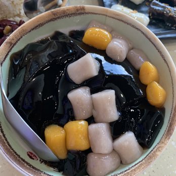 Meet Fresh - Herbal jelly with taro - Desserts Near Me - Houston, Texas Meet Fresh - Herbal jelly with taro - Desserts Near Me - Houston, Texas