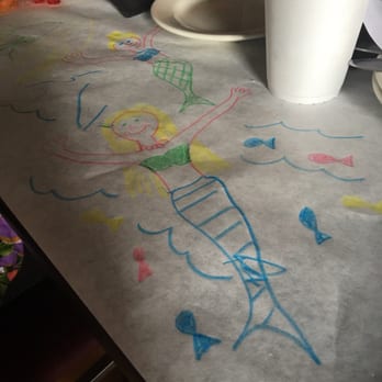 Half Shell Oyster House - You can draw on the tables :) - Seafood Near Me - Biloxi, Mississippi Half Shell Oyster House - You can draw on the tables :) - Seafood Near Me - Biloxi, Mississippi