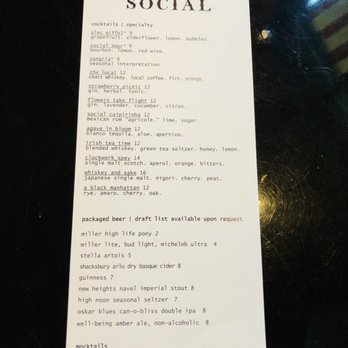 The Social - Curated and crafted drinks - New American Near Me - Chattanooga, Tennessee