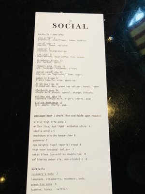 Menu photo 3 The Social Chattanooga, TN
