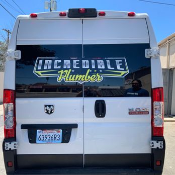 Incredible Plumber - New van with logo - Plumbing Near Me Incredible Plumber - New van with logo - Plumbing Near Me