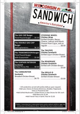 Menu photo 6 Pete's Garage Bar Oshkosh, WI Menu photo 6 Pete's Garage Bar Oshkosh, WI