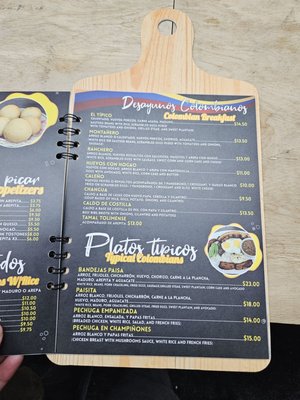 Menu photo 2 Parceros Colombian Food Harrison, NJ