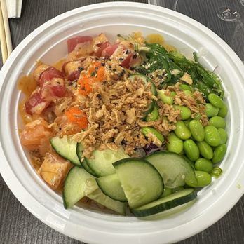 PA Tea & Poke - Salmon Lover Bowl (add tuna) - Hawaiian Near Me - Minneapolis, Minnesota