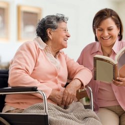 Gentle Shepherd Home Care - Reading a book