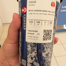 Boya Jasmine Green Tea Latte