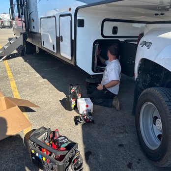 Jacks Mobile RV Services - Fixing a pump. - Trailer Repair Near Me