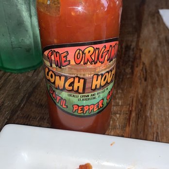 The Conch House Restaurant - Datil pepper sauce - Caribbean Near Me - Saint Augustine, Florida