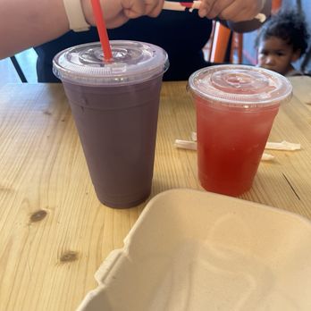 Papi Clary's Kitchen - Ube horchata and watermelon Fresca. Ube was better not gone cap. We got a refill of the strawberry Fresca and that was fire o - Asian Fusion Near Me - Concord, California