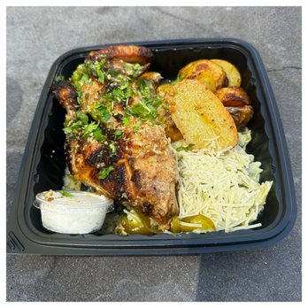 Dizzy Bird - Half Chicken Plate - Chicken Shop Near Me - Irvine, California