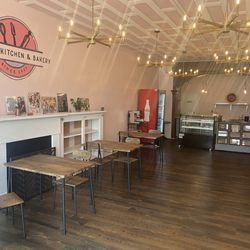 Jackies Kitchen - Inside the soon to open restaurant. You can order outside and eat in here for now.