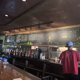 The bar on a nice Wednesday early evening