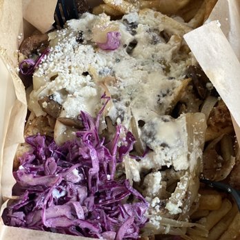 LA Brisket - Loaded fries: cheese, chicken and more cheessseee - Sandwiches Near Me - Artesia, California
