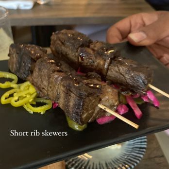 Miss Ada - Short Rib Skewers a must have if you eat meat-you wit regret it - Mediterranean Near Me - Brooklyn, New York Miss Ada - Short Rib Skewers a must have if you eat meat-you wit regret it - Mediterranean Near Me - Brooklyn, New York