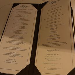 Drink menu Drink menu