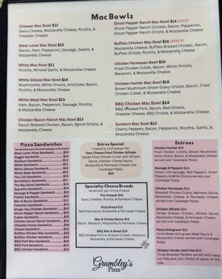 Menu photo 2 Grumbley’s Pizza Titusville, FL