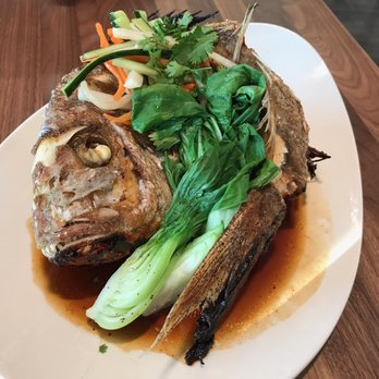 Water's Table - Whole Thai Snapper. Delicious and enough for at least two. - New American Near Me - Renton, Washington Water's Table - Whole Thai Snapper. Delicious and enough for at least two. - New American Near Me - Renton, Washington