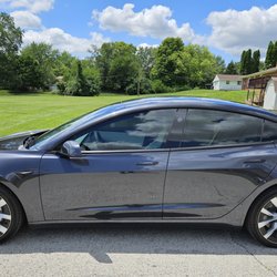 Ultra Auto Enhancement - Window Tinting Electric Car -   Full Tint with Windshield on this Tesla Model Y.