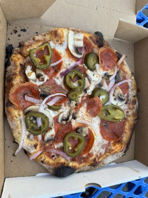 Blues Fired Pizza by null