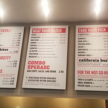 Chronic Tacos - Menu - Mexican Near Me - Costa Mesa, California