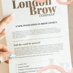 Atenea Beauty - Information and Care Card for Brow Lamination