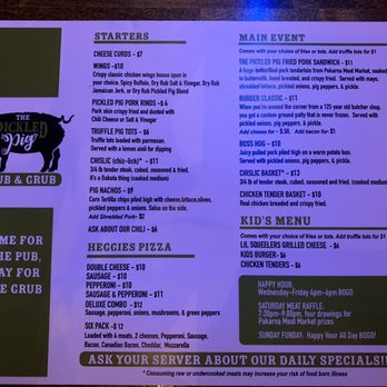 The Pickled Pig - Menu - Pubs Near Me - Jordan, Minnesota
