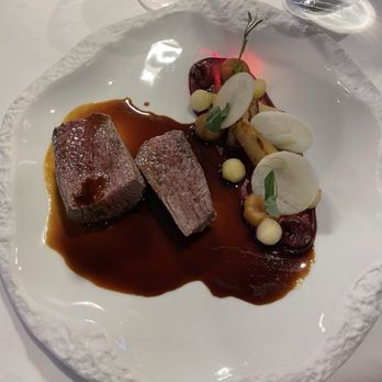 Werner's Restaurant - Saddle of Venison - Parsnip, cherry, apple, juniper - French Near Me - Gernsbach, BW