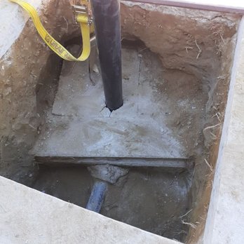 Aaa septic pumping - Tank under walkway - Septic Services Near Me