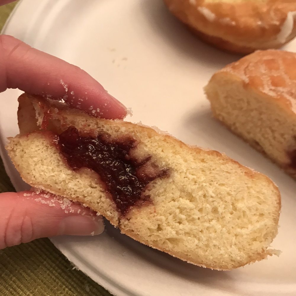 Orwashers - Jelly donut with strawberry filling - Bakeries Near Me - New York, New York Orwashers - Jelly donut with strawberry filling - Bakeries Near Me - New York, New York