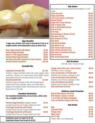 Menu photo 3 Sunbeam Grill Oakville, ON