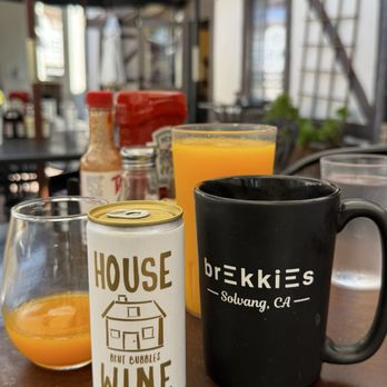 Brekkies - That Bellini was ok...I actually did drink it after the first sip. - Breakfast & Brunch Near Me - Solvang, California