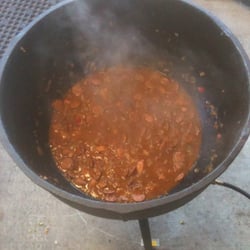 Fresh Catch Bistreaux - The beginning of jambalaya