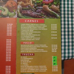 Casa del Abuelo - Menú