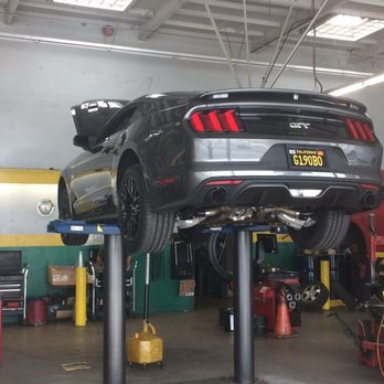 Just Tires - First time on the rack.  I did not know there is a little door in the front plastic under shield to access the filter... - Tires Near Me - Montclair, California